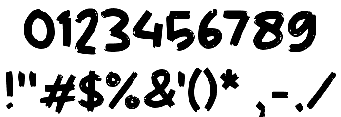 END OF YEAR フォント その他の文字