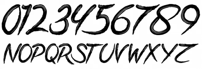 ENDELLIA Font Alte caractere