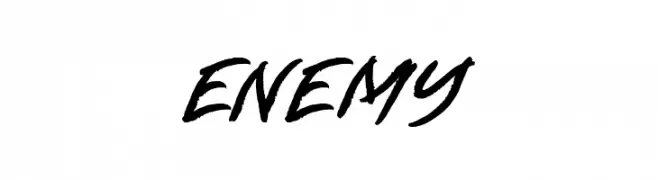 ENEMY  Fuentes Gratis Descargar