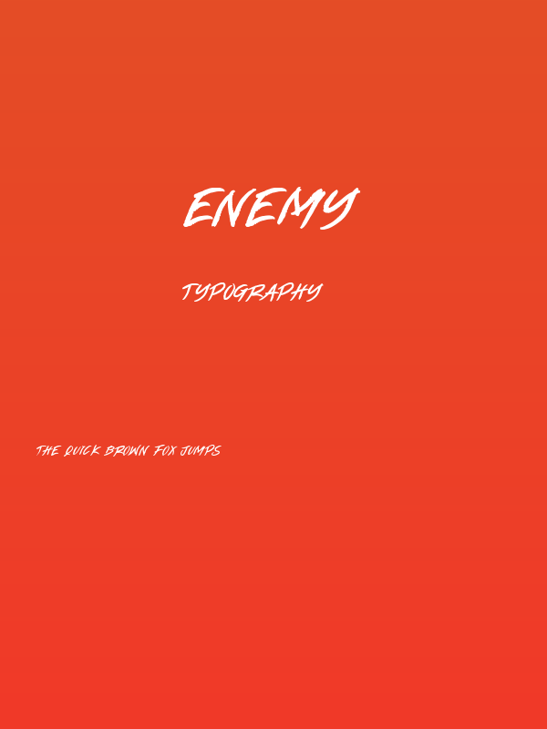 ENEMY Poster