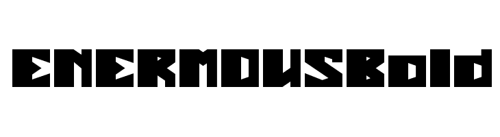 ENERMOUS Bold  フリーフォントのダウンロード