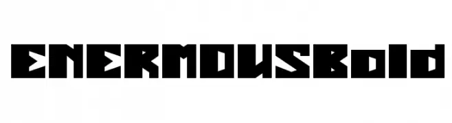 ENERMOUS Bold  Fuentes Gratis Descargar