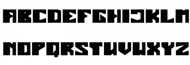 ENERMOUS Bold Font Litere mari