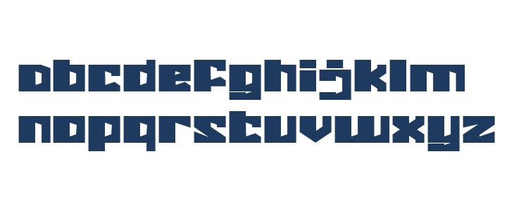 ENERMOUS Bold Lowercase
