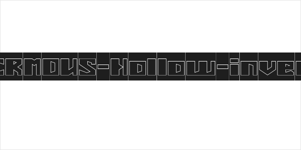 ENERMOUS-Hollow-inverse Logo