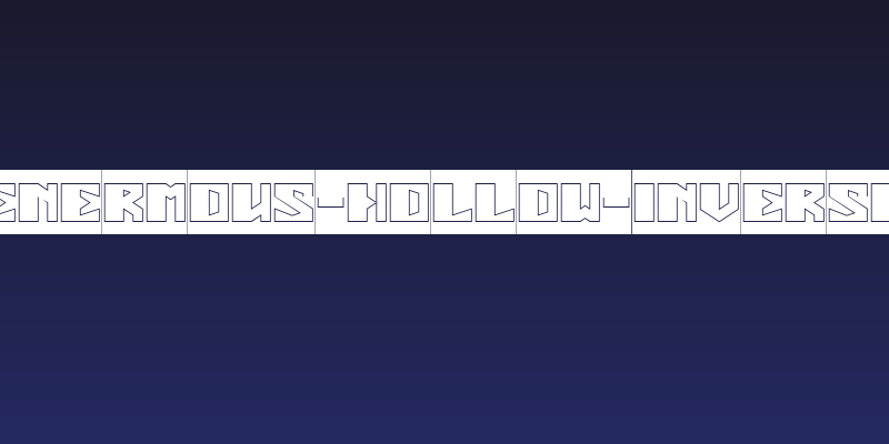 ENERMOUS-Hollow-inverse Social Header
