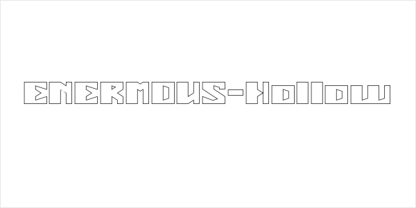 ENERMOUS-Hollow Logo