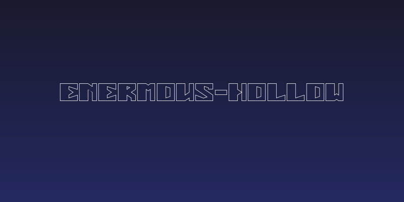 ENERMOUS-Hollow Social Header