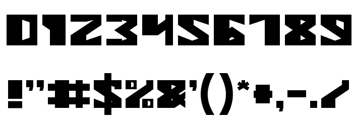 ENERMOUS Font OTHER CHARS