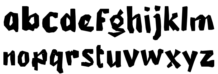 ENGINE NYALAKAN Font LOWERCASE