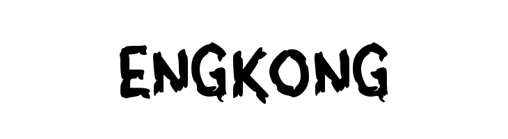 ENGKONG  नि: शुल्क फ़ॉन्ट्स डाउनलोड