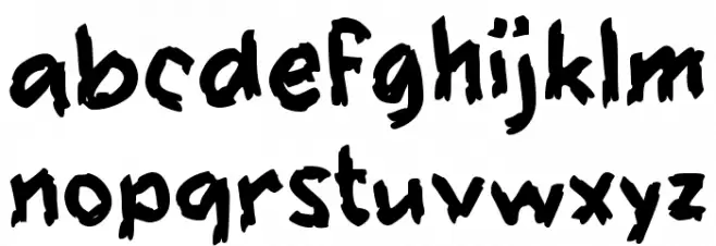 ENGKONG خط أحرف صغيرة