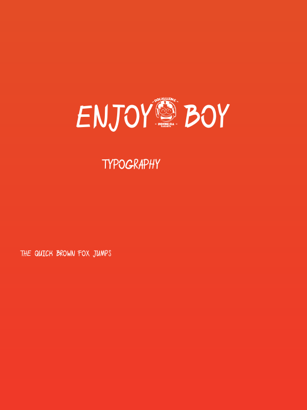 ENJOY-BOY Poster