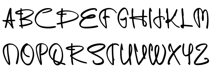 ENJOYABLE Font LOWERCASE