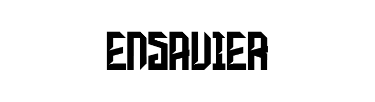 ENSAVIER  font caratteri gratis