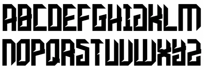 ENSAVIER Schriftart Groß