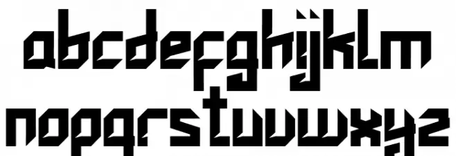 ENSAVIER خط أحرف صغيرة