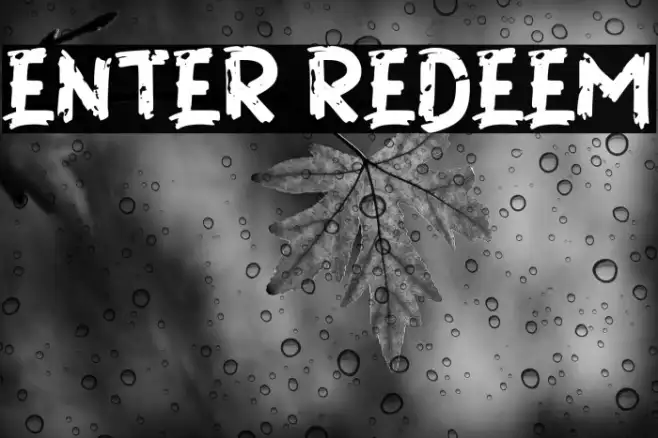 ENTER REDEEM Example 3