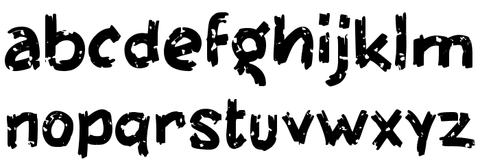 ENTER REDEEM Font LOWERCASE
