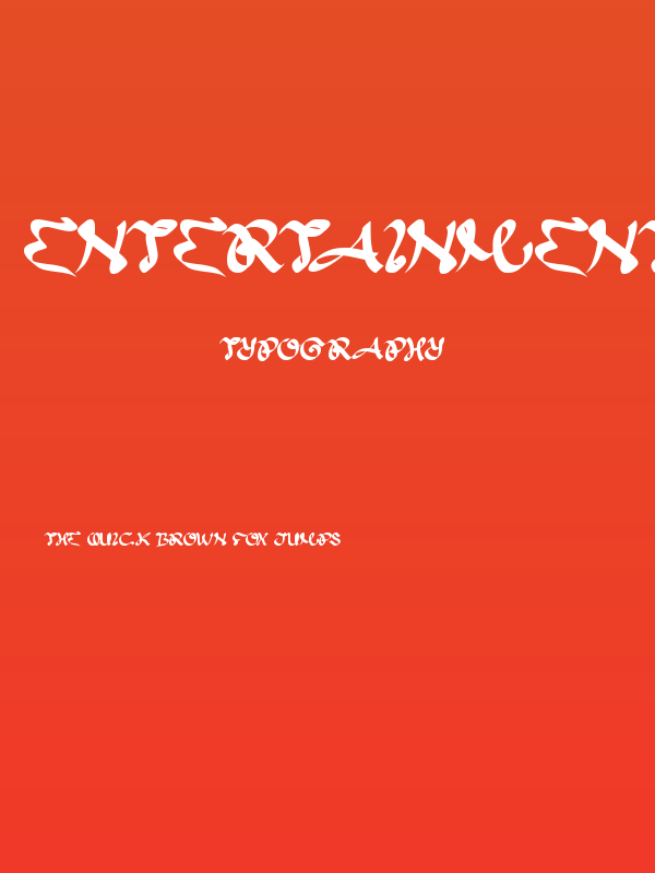 ENTERTAINMENT Poster