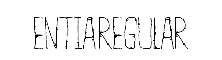 ENTIA Regular Font
