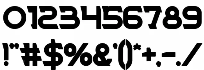 ENTRANCE Bold Font OTHER CHARS