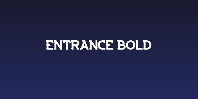ENTRANCE Bold Social Header