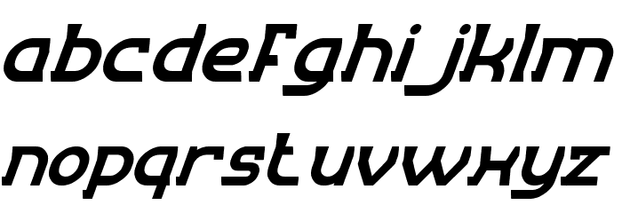 ENTRANCE Italic Font LOWERCASE
