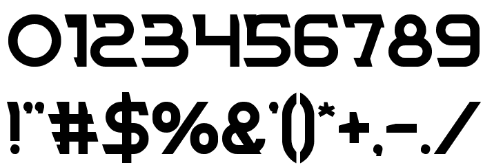 ENTRANCE Font OTHER CHARS