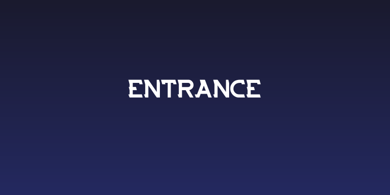 ENTRANCE Social Header