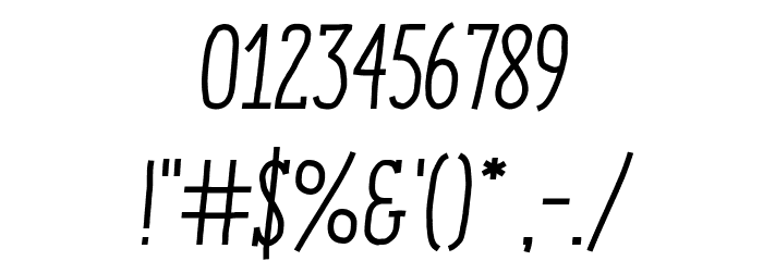 ENYO Serif Medium Italic Font Alte caractere