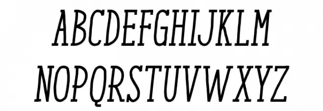 ENYO Serif Medium Italic خط أحرف كبيرة