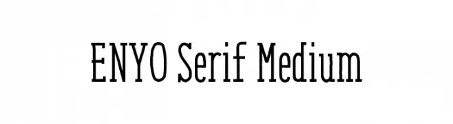 ENYO Serif Medium 