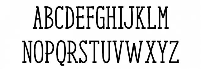 ENYO Serif Medium Шрифта ВЕРХНИЙ