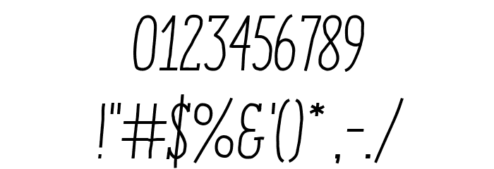 ENYO Serif Regular Italic Font Alte caractere