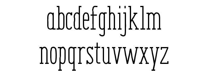ENYO Serif Regular Font LOWERCASE