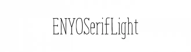 ENYOSerifLight  baixar fontes gratis