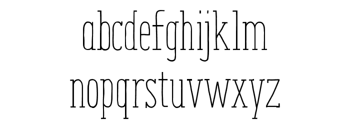 ENYOSerifLight Font Litere mici