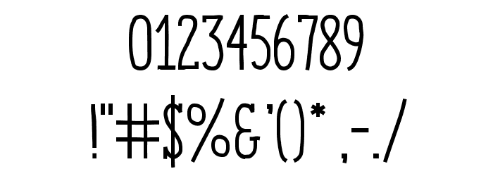 ENYOSerifMedium Font OTHER CHARS