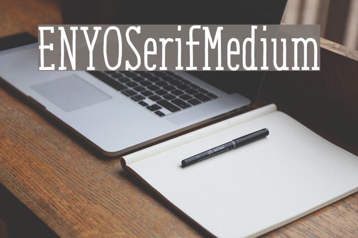 ENYOSerifMedium Font examples