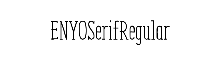 ENYOSerifRegular  font caratteri gratis