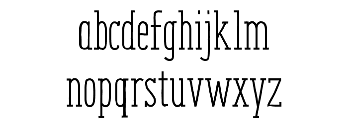ENYOSerifRegular Font LOWERCASE