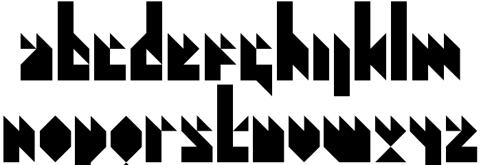 ENfer Font LOWERCASE