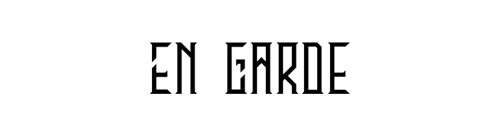 En Garde  Free Fonts Download