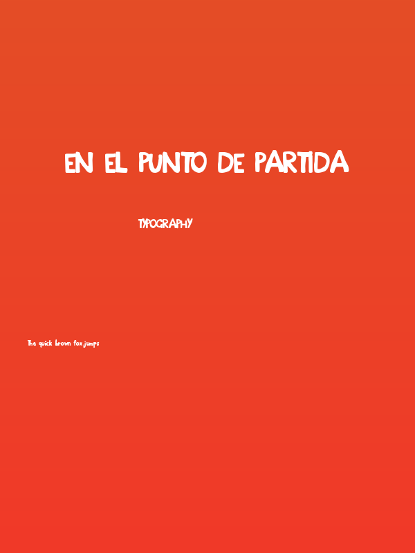 En el punto de partida Poster