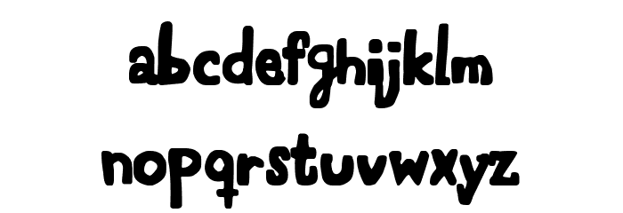 En el punto de partida Font LOWERCASE