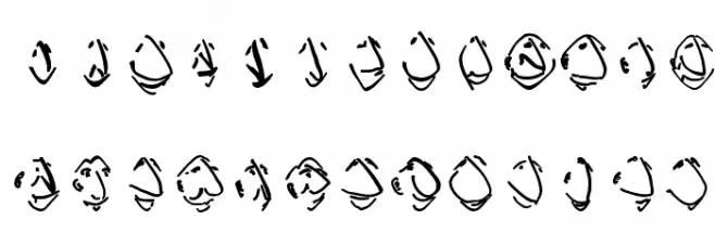 EnFace Schriftart Groß