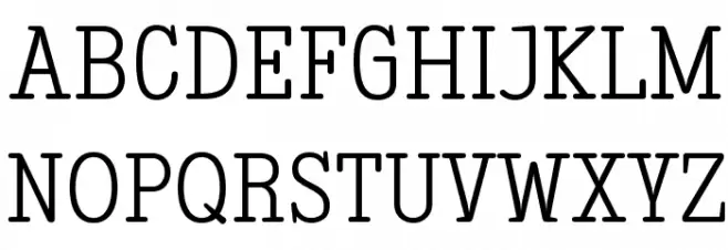 Enagol Math Light Font Litere mari