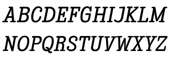 Enagol Math Medium Italic फ़ॉन्ट अपरकेस