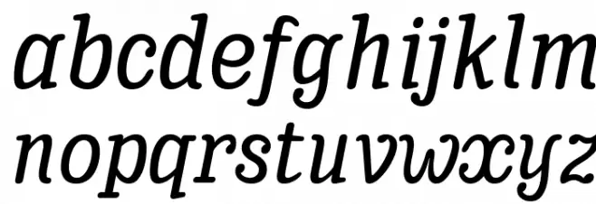Enagol Math Medium Italic Polices MINUSCULES